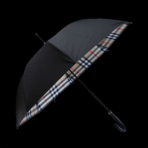 burberry umbrella black|burberry umbrellas for men.